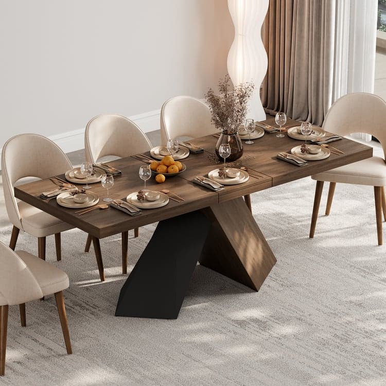 Mahogany Dining Table + 6 Chairs
