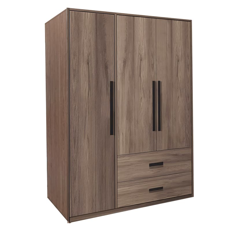 4-Door Wardrobe with Mirror