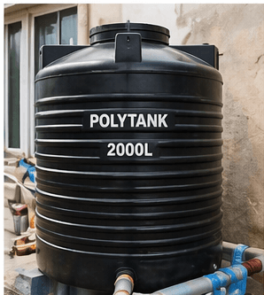 2,000L Poly Water Storage Tank